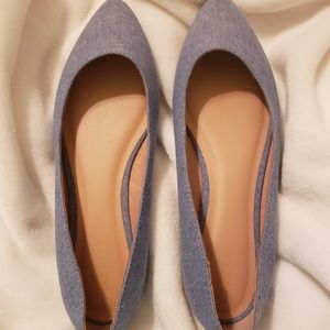 Old Navy Ballet Flats (Chambray Blue)
